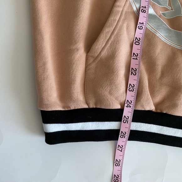 PE Nation Organic Cotton Nude Collision Hoodie Sweatshirt XS Oversized Boho Cozy - Picture 11 of 11